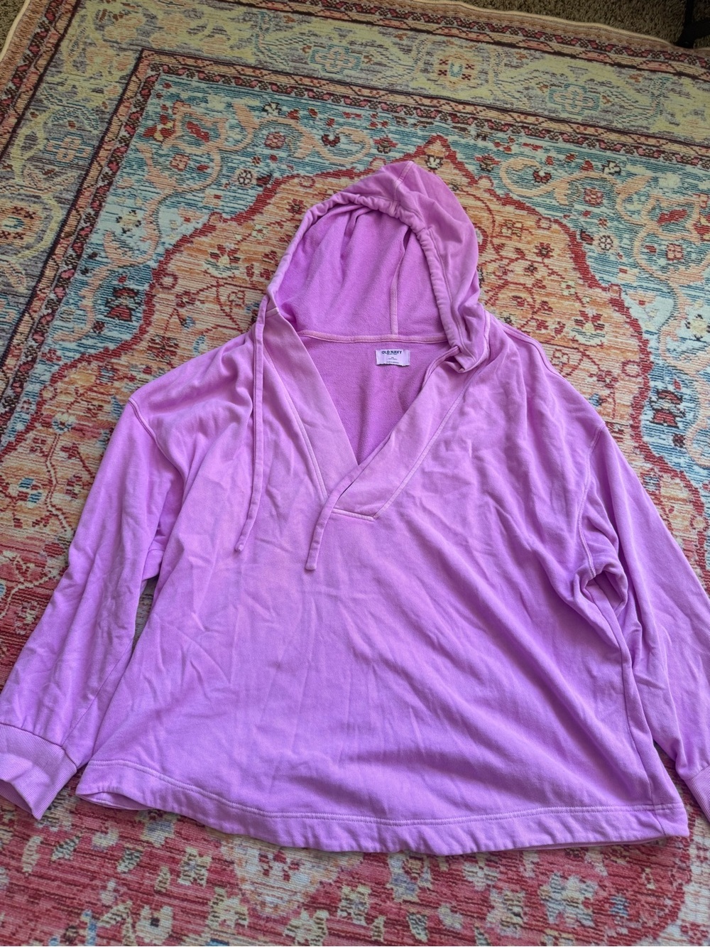 Lavender Hooded Pullover Sweatshirt- Old Navy